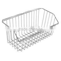 Sliding baskets shelving unit standard kit on feet (no castors) - 460mm x 1220mm x 1590mm (DxWxH) with 8 sliding baskets