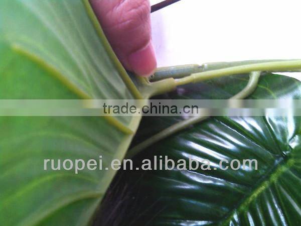 China Natural decorative artificial hanging plam tree leaves with happy price