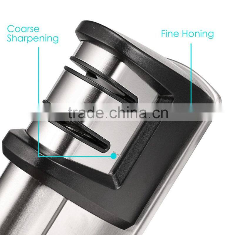 Homdox Stainless Steel Kitchen Home 2 Steps Handheld Cutting Sharpener AM003885