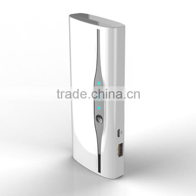 Universal 11000mAh 18650 battery power banks with dual USB Output for smartphone, Laptop, Tablet PC