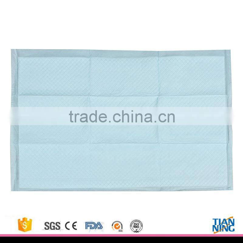 hospital nonreusable underpads with nonwoven fabric material medical products