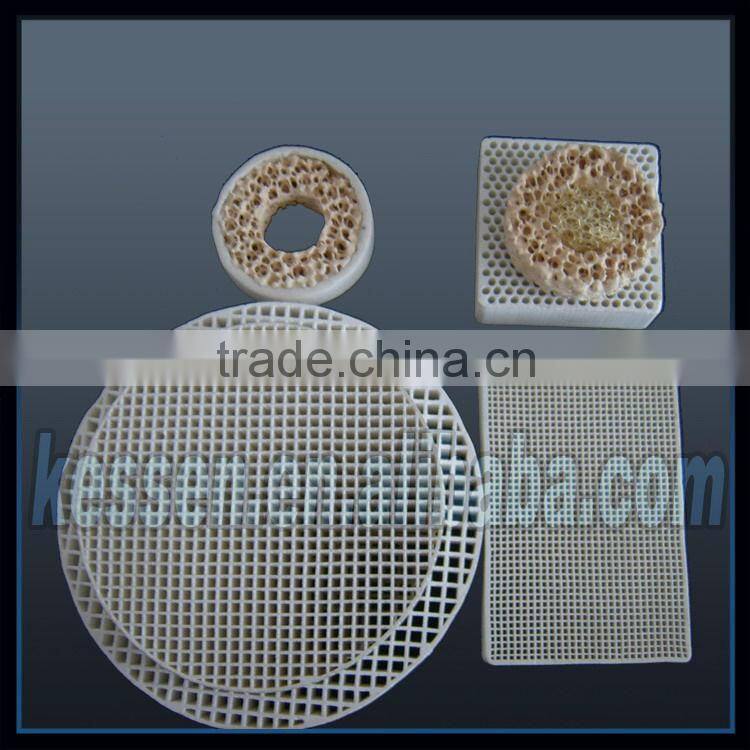 Cordierite ceramic honeycombs
