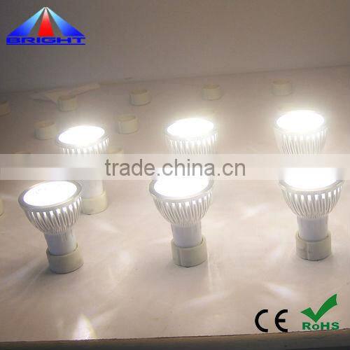 Dimmable led spotlight 3w driverless led spotlight gu10 with 2years warranty
