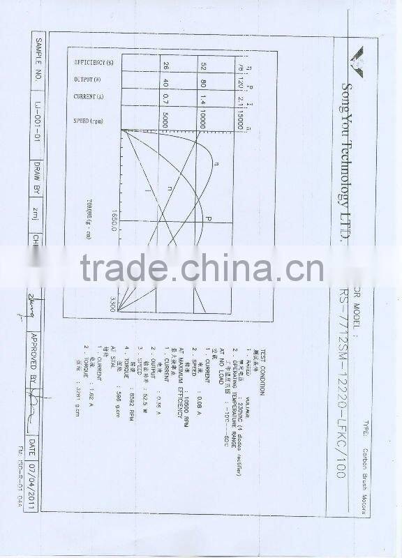 DC2733 micro electrical outboard motor