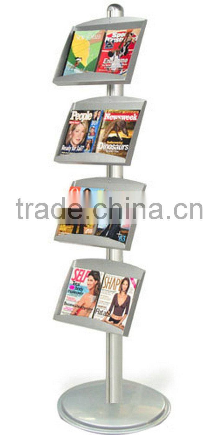 4 tire aluminum poster stand