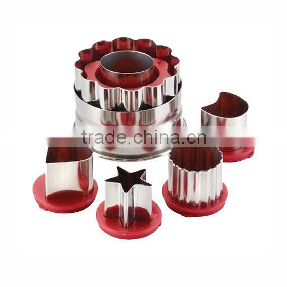 Multi-Shape Stainless Steel and ABS Cookie Cutter Set