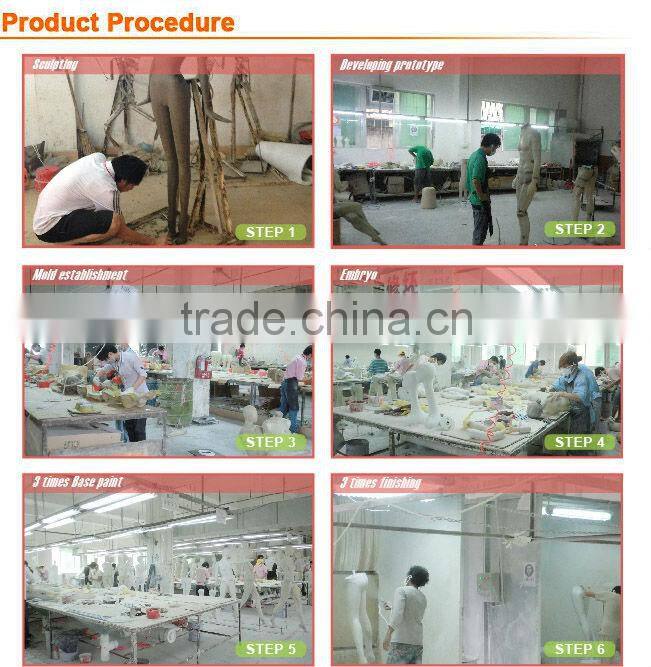 Full body transparent mannequin