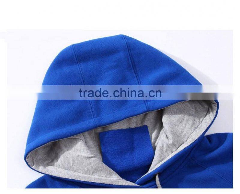 custom made high quality royal blue good sale hoodies