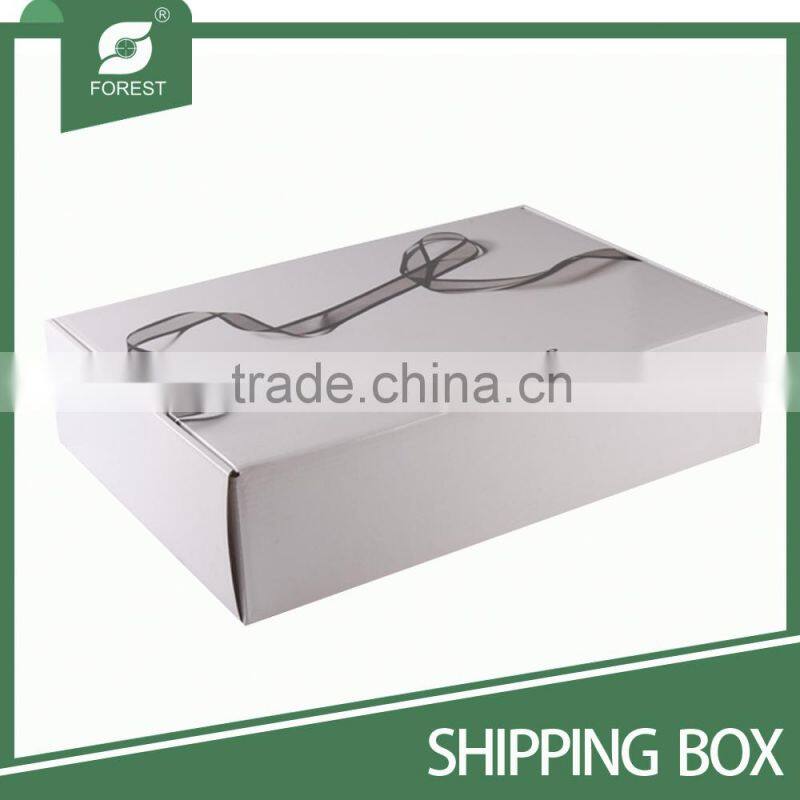 Color Print Folding White Corrugated Shipping Box