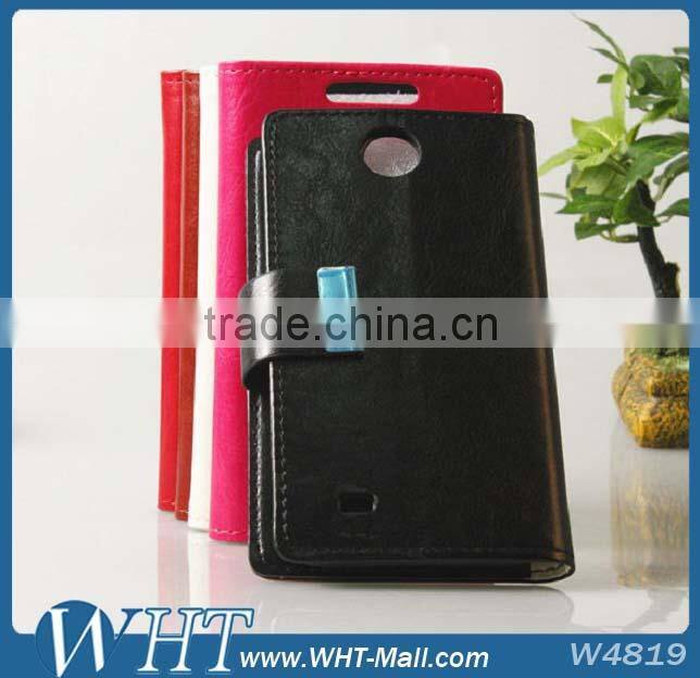 Flip Case For HTC Desire 300 Leather Cover