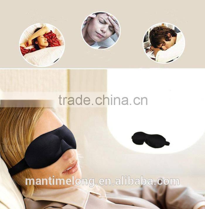 travel rest 3D sponge eyeshade sleeping eye mask cover eyepatch blindfolds for health care to shield the light goggles