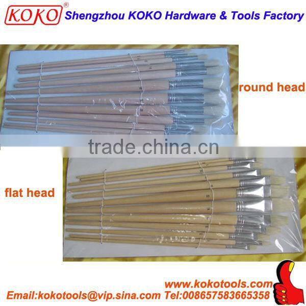 artist plastic bottle packing natural hair makeup brush set