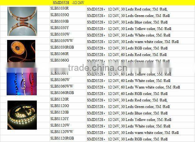 SMD 3528 /5050 LED Flex Strip Light Blue 12-24V