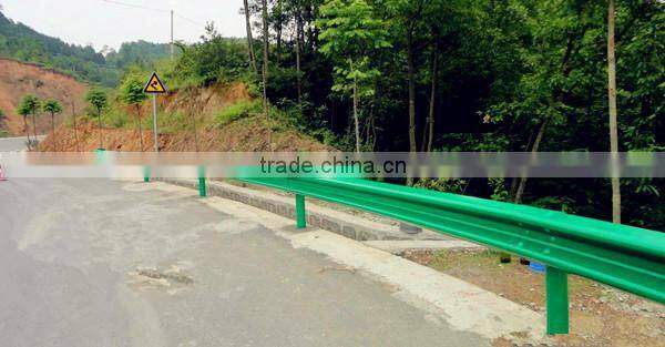 China new style hot rolled zinc coating steel highway w-beam guardrails