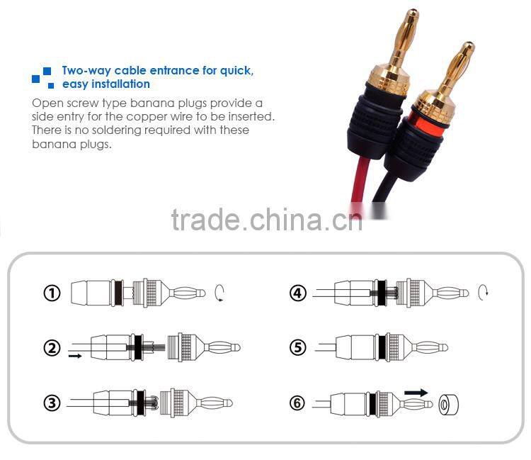 Deadbolt Banana Plugs