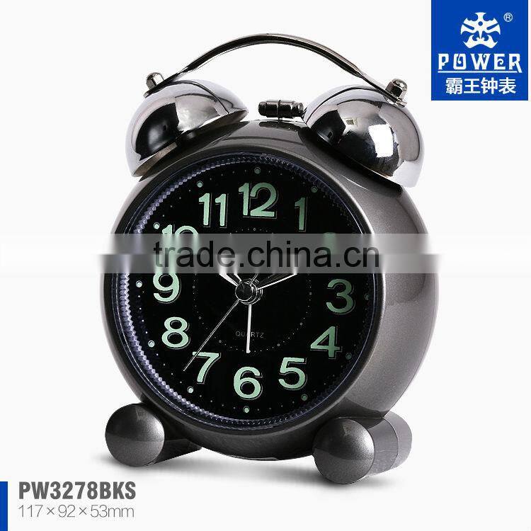 Cute alarm clock with plastic materials Environmental Friendly products Cheap price PW3278