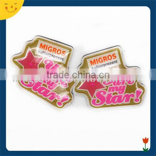 Custom shape colorful epoxy fridge magnet