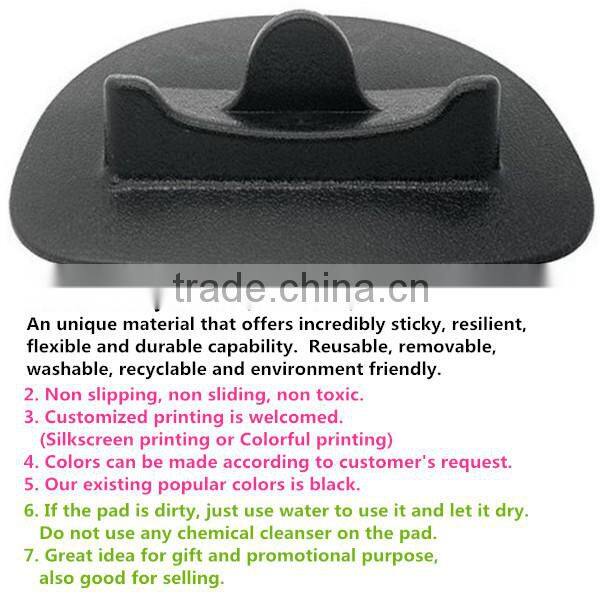 wholesale china factory PU gel adhesive sticky car holder for mobile/gps