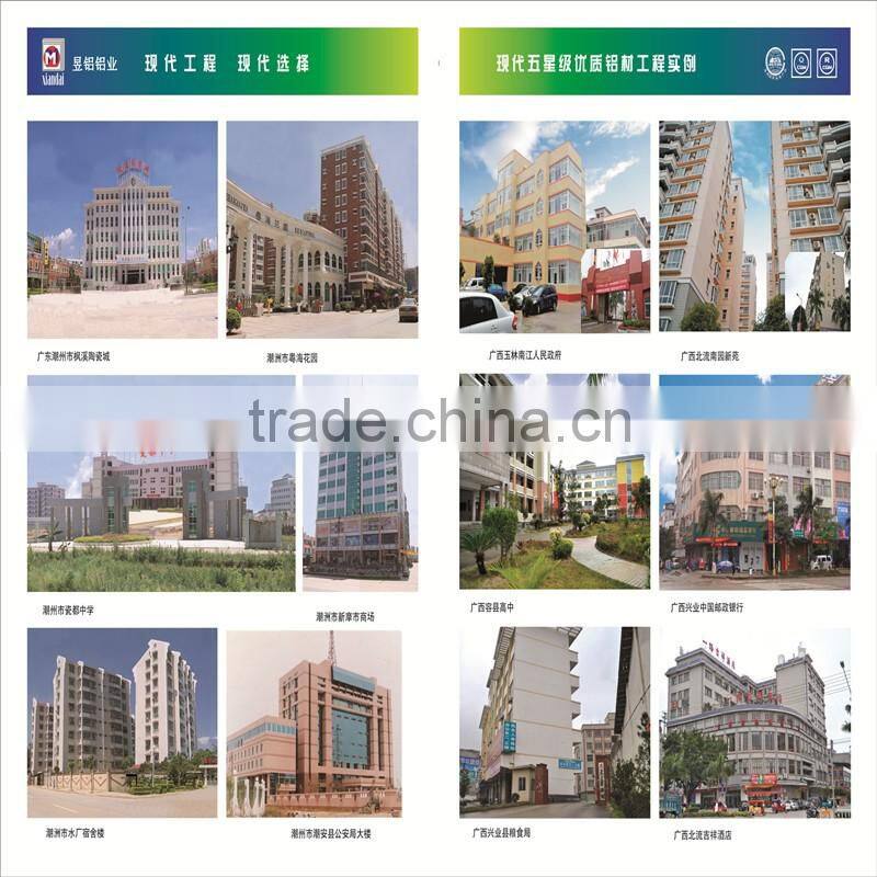 Polished T-slot square shape profile customized size extruded aluminium 6063 t5 extrusion alloy profile