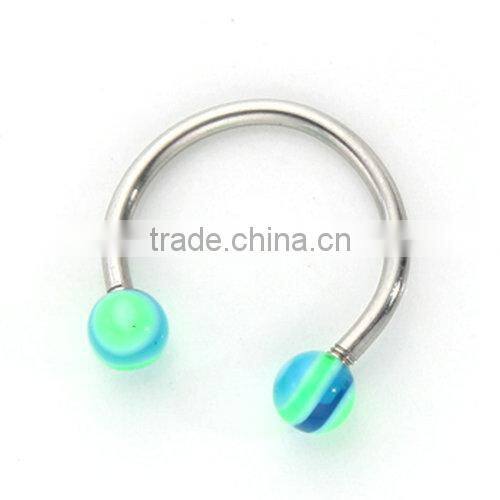Charming Magnetic Unique Cheap Lip Rings Studs Nose Rings Eyebrow Rings CBR Body Piercing Jewelry