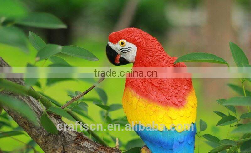 Small decoration resin bird of parrot