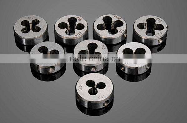 Europe cutting tools 8pc die set Hand tool threading dies In Blister card