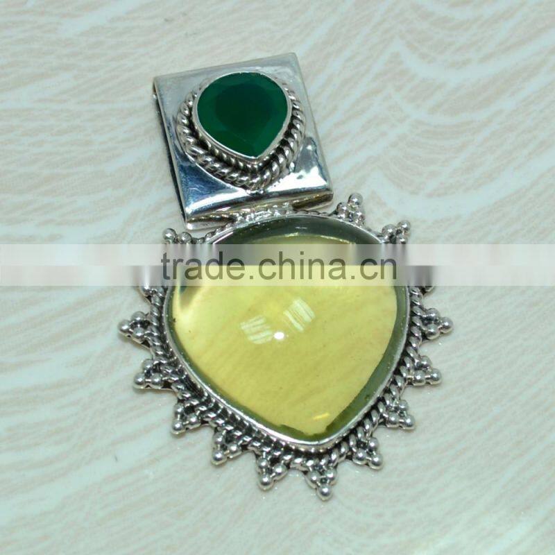 wholesale India 925 sterling silver Turquoise female pendant Jewelry