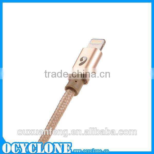 Mfi cable for ipad mini2/3 gold cable