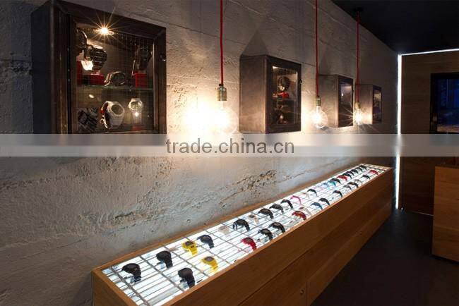 Fashion Customized Design wooden funiture watch store display