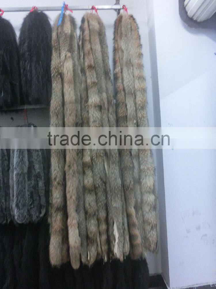 Raccoon Dog Fur For Hood / Raccoon Fur Trimming Strips