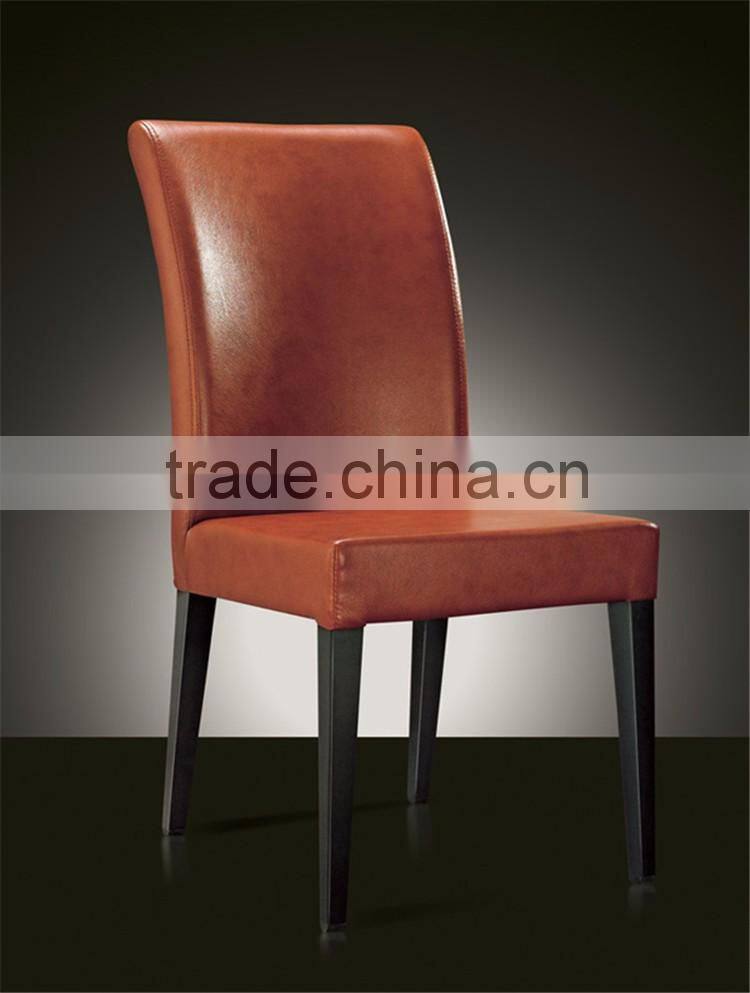 Make In China Metal Modern Leather Coffee Shop Chair