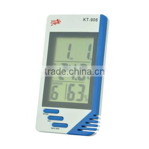High Quality Newest KT906 indoor/outdoor thermometer Indoor temperature and indoor humidity display
