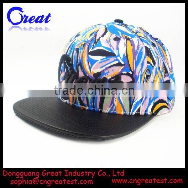 2015 Custom Design Fashion Blue And White Fedora Hat