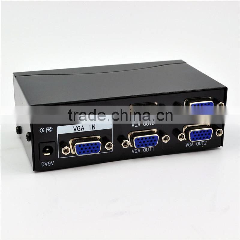 2016 Hot Sale Security System 1 to 4 VGA video splitter VGA-104HN