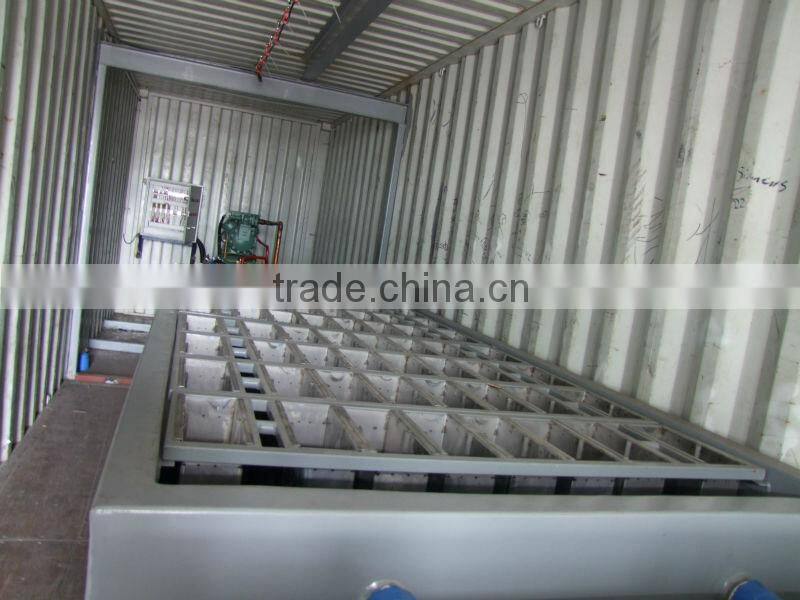 2014 newest design containerized block ice machine manufacturer