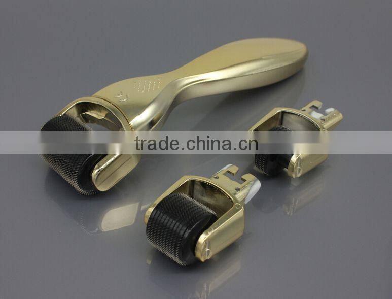 Huafu 2016! OEM factory wholesale changeable needles kit gold derma roller