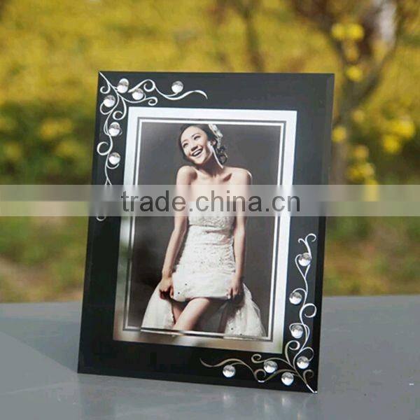 Acrylic 8x10 double sided glass photo frame