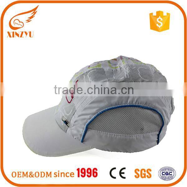 Breathable mesh waterproof sport football running caps for men