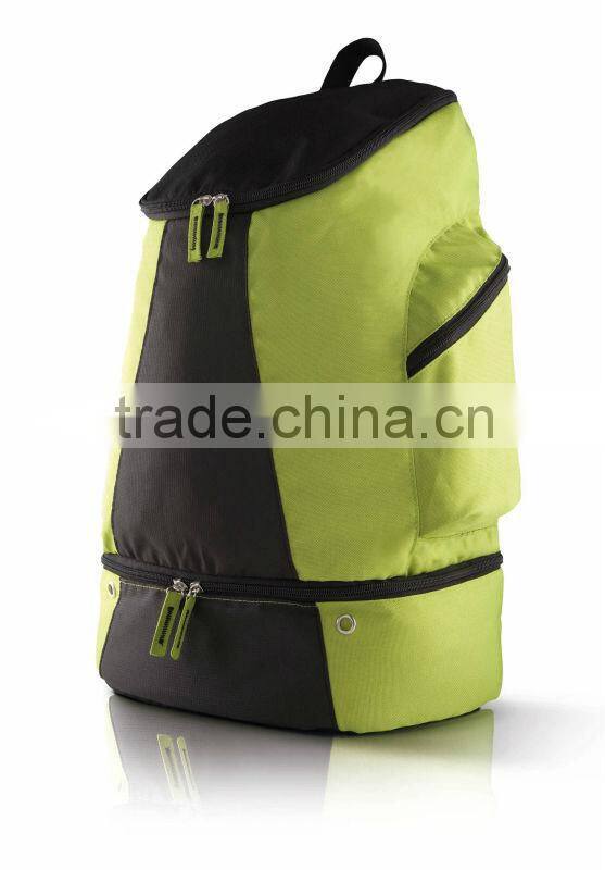 2014 New Sports Day Backpack Fashion Bags Made Of 600D PU