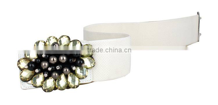 Top Quality Women Elastic Waistband With PU Ending SWF-W15062901