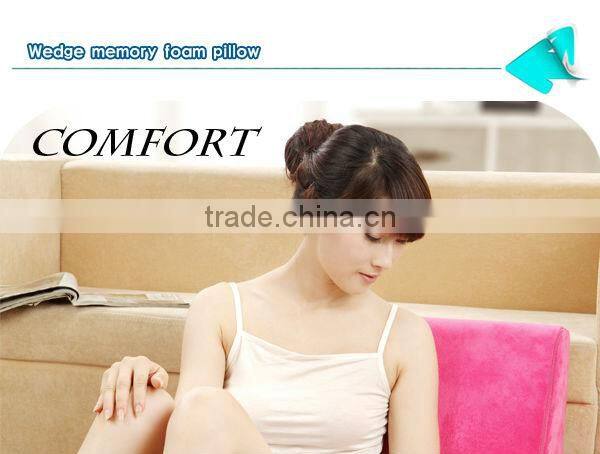 bed wedge foam pillow sitting pillow for beds