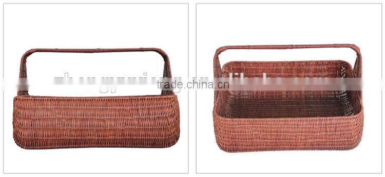 Natural rattan woven fruits basket