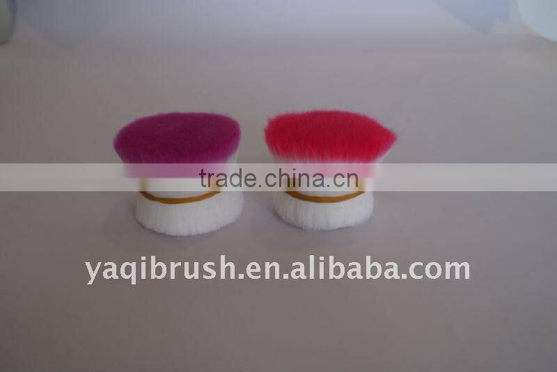 Top quality dyed two tone brown nylon hair