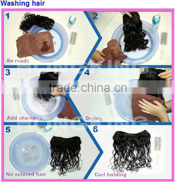 super popular 5a 100% human virgin peruvian hair deep wave