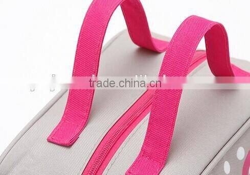 Portable zipper waterproof fashion cosmetic bag