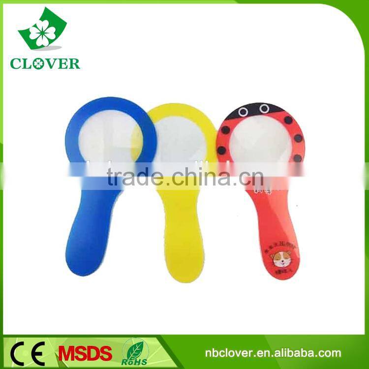 Various colors portable reading using plastic magnifier
