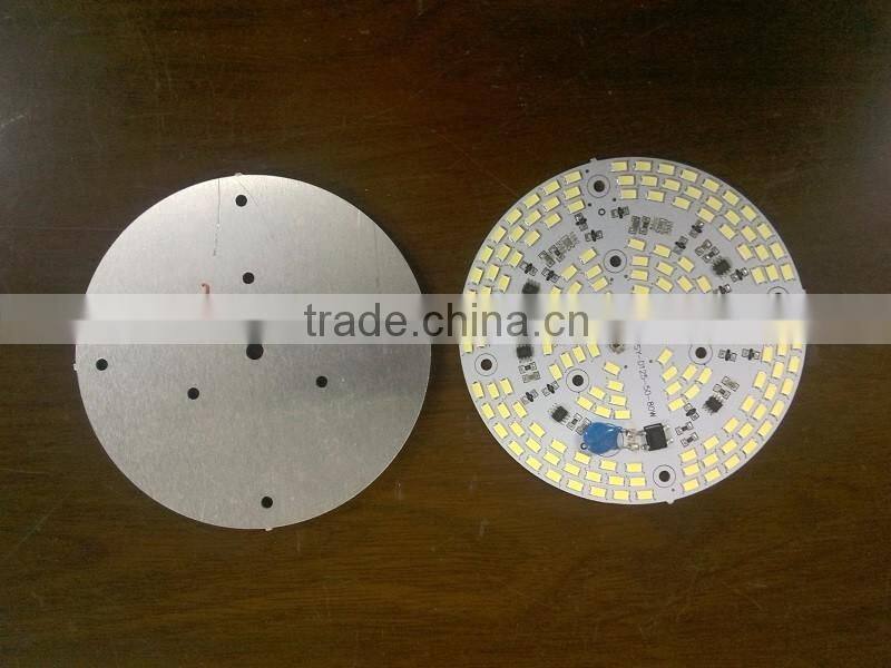 High Lumen 125mm dia 50w 60w 70w 80w round led pcb module AC200-240V input