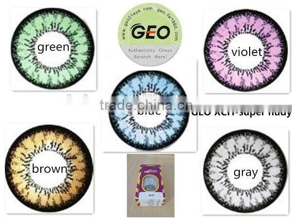 GEO XCH 621 Purple color cosmetic color contact lens made in korea GEO Medical 5 colors in stock