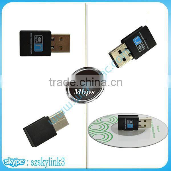Mini 300M USB Wireless Network Adapter Realtek 8192 Chipset