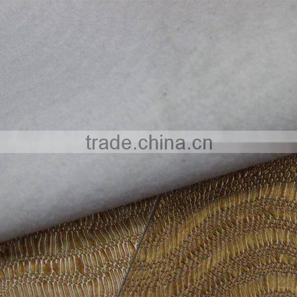 3D affection latex PVC rubber leather for sofa upholstery